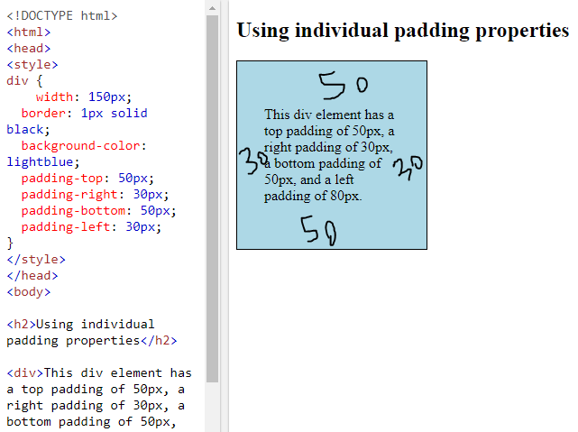 padding