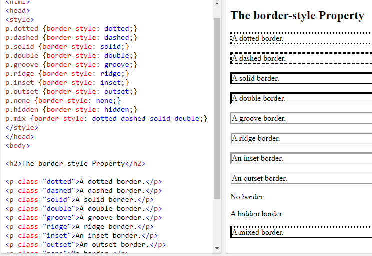 borderstyle