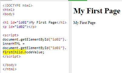 first